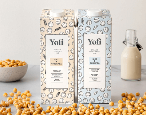 Paris-based plant-based milk brand, Yofi